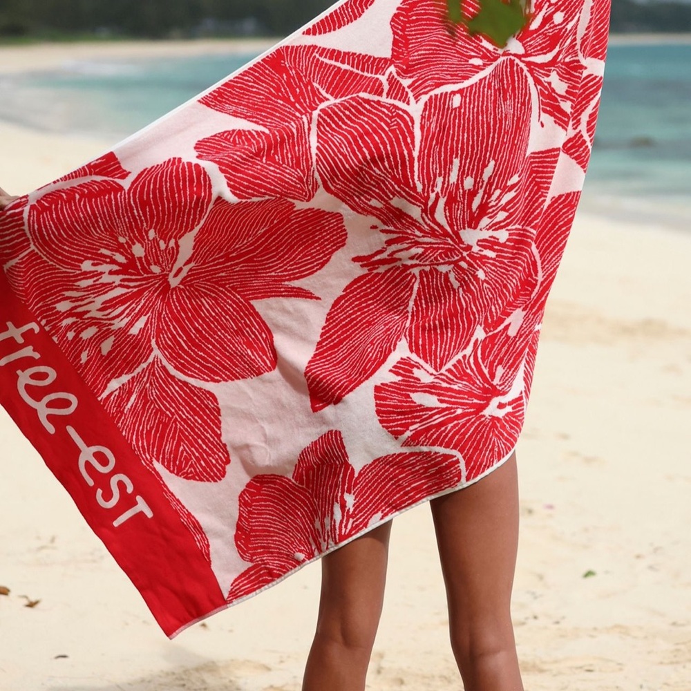 Free People Free-est Coastal Wildflower Beach Towel